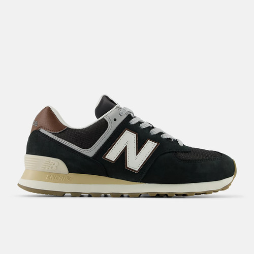 New balance 574 nero - 574, marrone