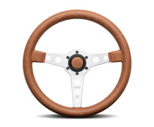 Volante MOMO Prototipo Heritage Tabacco 350 mm pelle marrone tabacco