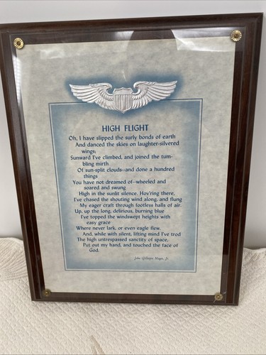 Targa aviazione alto volo john - aviazione,