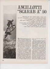 advertising TEST MOTO ANCILLOTTI SCARAB A 50 1973 MOTOITALIANE REGOLARITA ENDURO