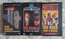 Lotto di 3 Film in VHS della saga: " DIE HARD 1 + 2 + 3 " in perfette condizioni