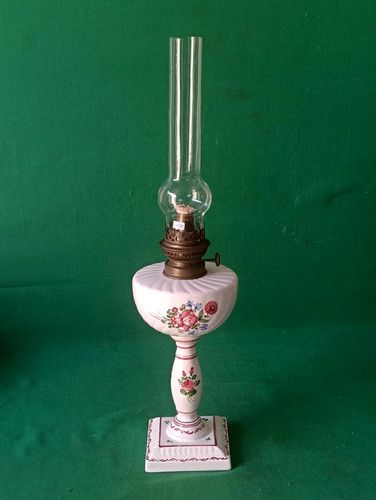 Antica perfetta lampada olio - antica,