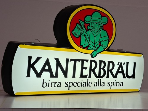 Kanterbräu insegna luminosa - kanterbräu,