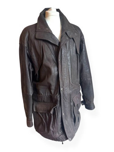 Cappotto giacca pelle pesante