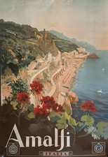 Manifesto Amalfi Mario Borgoni
