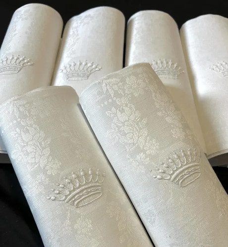 Antichi tovaglioli damascati - 6,