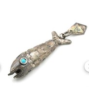 Ciondolo pesce taxco sterling