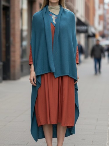 Cardigan maglia smanicata