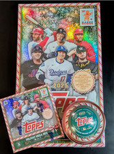 CALENDARIO DELL'AVVENTO 2025 TOPPS HOLIDAY BASEBALL + LATTA NATALIZIA nuovo sigillato