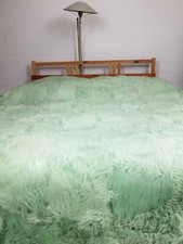 Copriletto in vera pelliccia