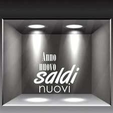 Adesivi vetrine saldi sconti
