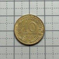 Francia 10 Centimes 1984