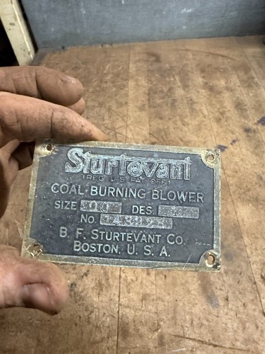 Sturtevant fabbro fucina - b.f.,