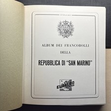 Colllezione di SAN MARINO dal 1957 al 1976 su Album e fogli Euralbo