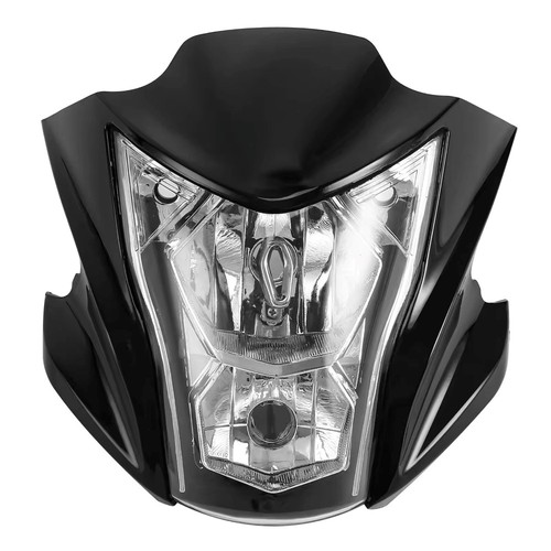 Gruppo faro moto nero - , adatto