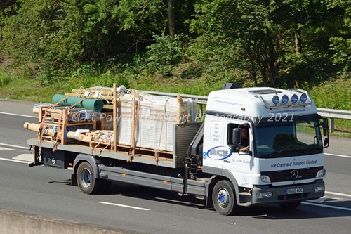 Truck photo 12x8 - -, mercedes