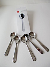 5 cucchiaini nuovi Illy serie Girotondo disegnati da Matteo Thun Acciaio inox