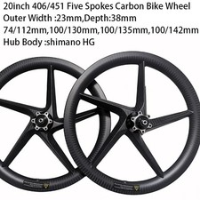 Set ruote carbonio 20in 406