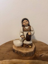 Donna Con Oca Presepe Giubileo