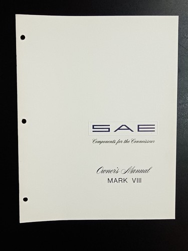 Sae mark viii - sae,