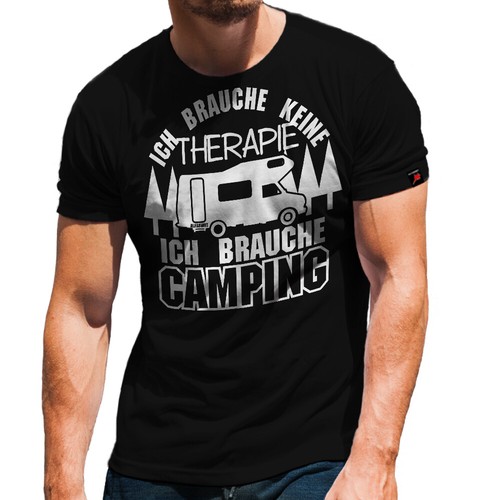 Maglietta campeggio camper - maglietta,