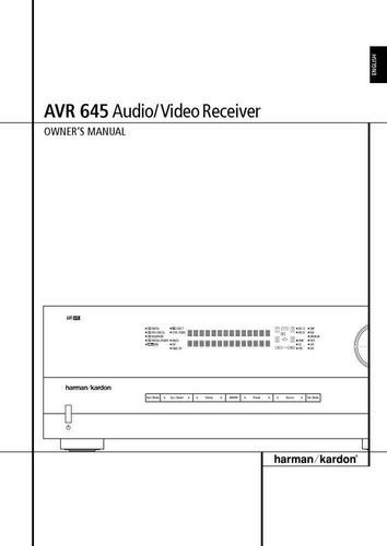 Harman kardon avr645 - harman,
