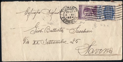 1924 lettera da - 54,