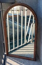 specchio vintage grande cornice in legno