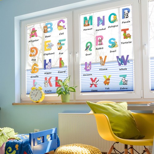 Educational abc animal - animal, window