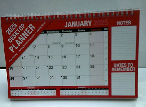 Calendario scrivania 2025 - scrivania,