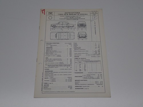 Fiat 125 berlina - berlina, special