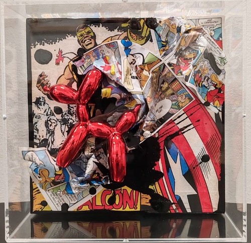 Capitan america quadro pop art - capitan,