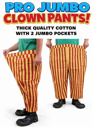Pro jumbo clown pants rosso - jumbo,