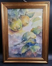 Acquerello Su Carta. Limoni