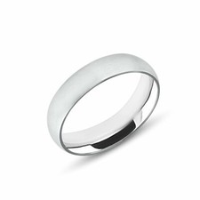 Anello fedina satinata uomo