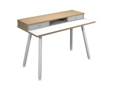 Scrivania con 2 cassetti piano