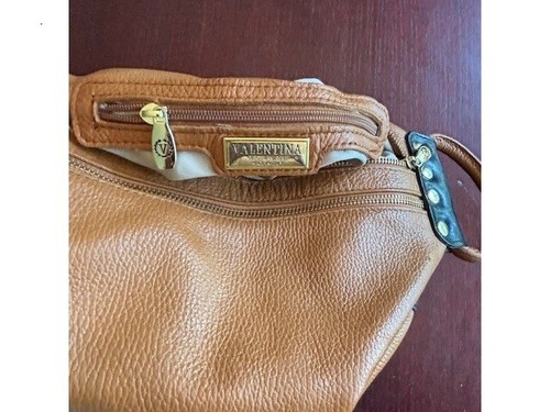 Valentina italy handbag tan - valentina,