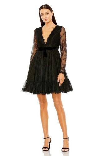 Abito babydoll mac duggal - abito,