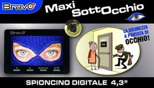 BRAVO MAXI SOTTOCCHIO SPIONCINO DIGITALE ELETTRONICO CON MONITOR LCD 4,3 POLLICI