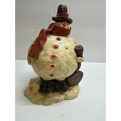Pupazzo neve rustico - pupazzo,