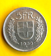 BELLA MONETA  SVIZZERA DA  5 FRANCHI 1950 -  CONSERVAZIONE BUONA . VEDI FOTO.