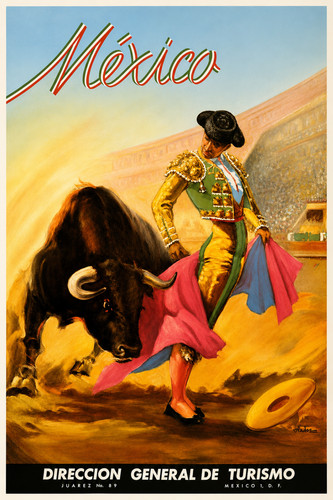 Stampa arte matador - d'arte, corrida