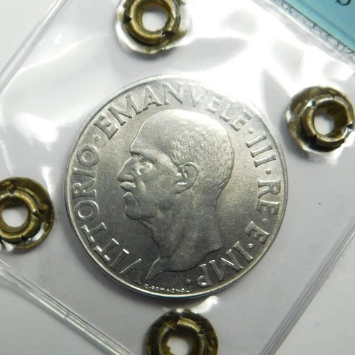 Lira impero 1943 periziata - 1,