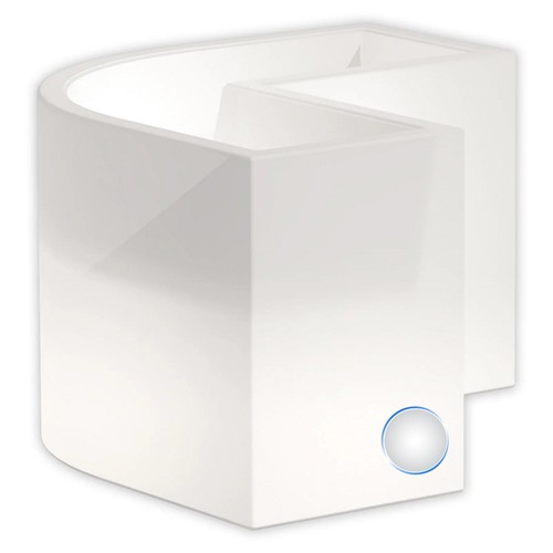 Vaso luminoso angolare lampada - vaso,