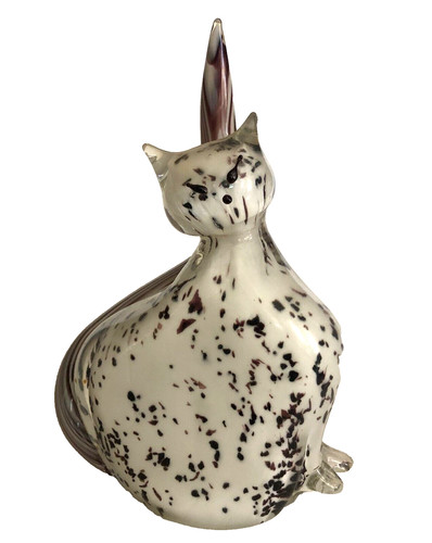 Gatto vetro artistico - gatto, in
