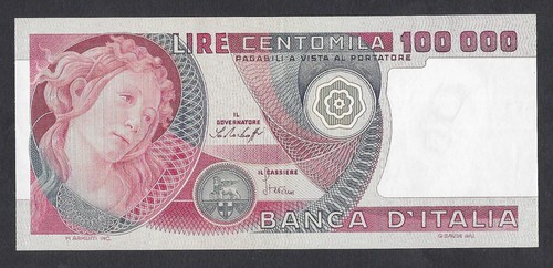 Italia banconota 100000 lire - -,