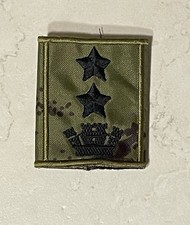 TENENTE COLONNELLO Esercito Italiano  Militare gradi tubolari per Mimetica