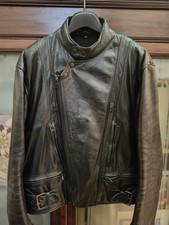 Giubbotto Biker In Pelle 