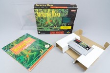 Super Nintendo *Secret of Mana* SNES CONFEZIONE ORIGINALE CIB Big Box