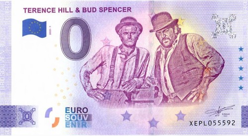 Banconota euro terence hill - 0,